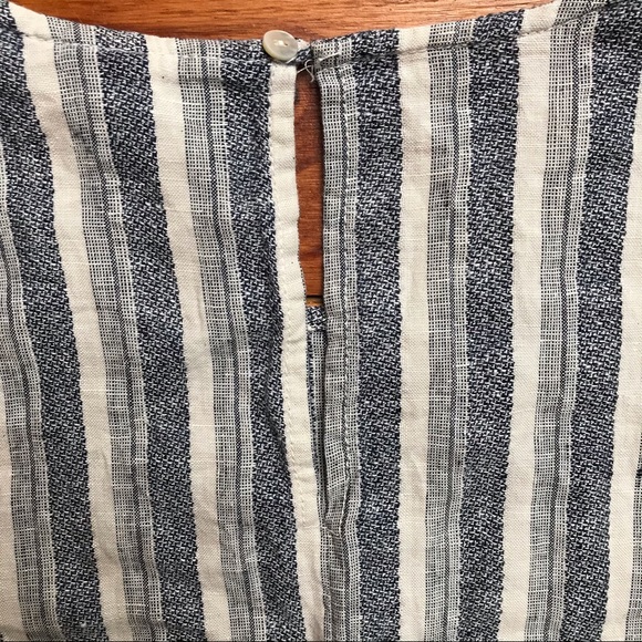 Artisan NY Gray Linen Striped Sheath Dress, EUC, 6 - Picture 10 of 13